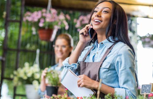 Business owner of a florist shop